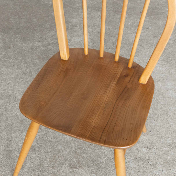 英国【ERCOL アーコール】エルム 4本スポーク フープバックチェア No.400 Windsor ウインザー /22K-A1[m]