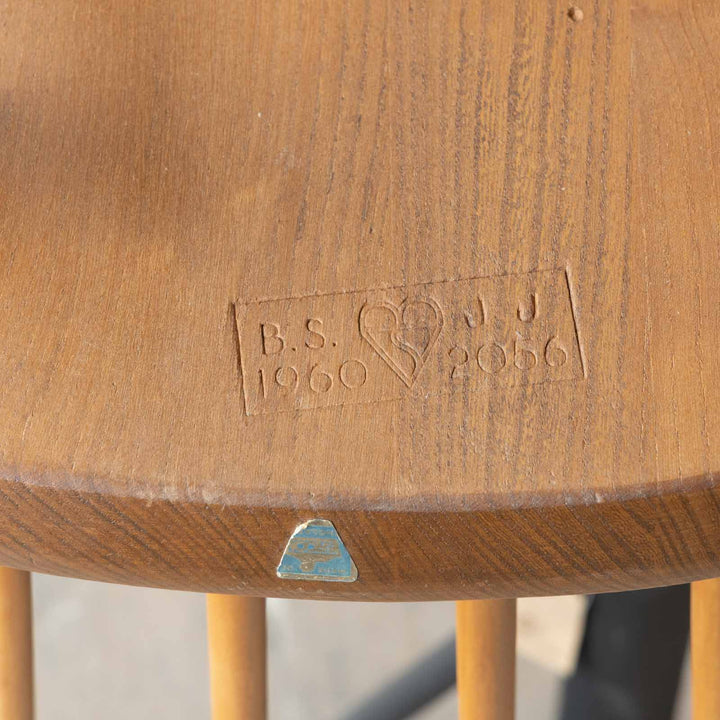 英国【ERCOL アーコール】エルム 4本スポーク フープバックチェア No.400 Windsor ウインザー /22K-A1[m]
