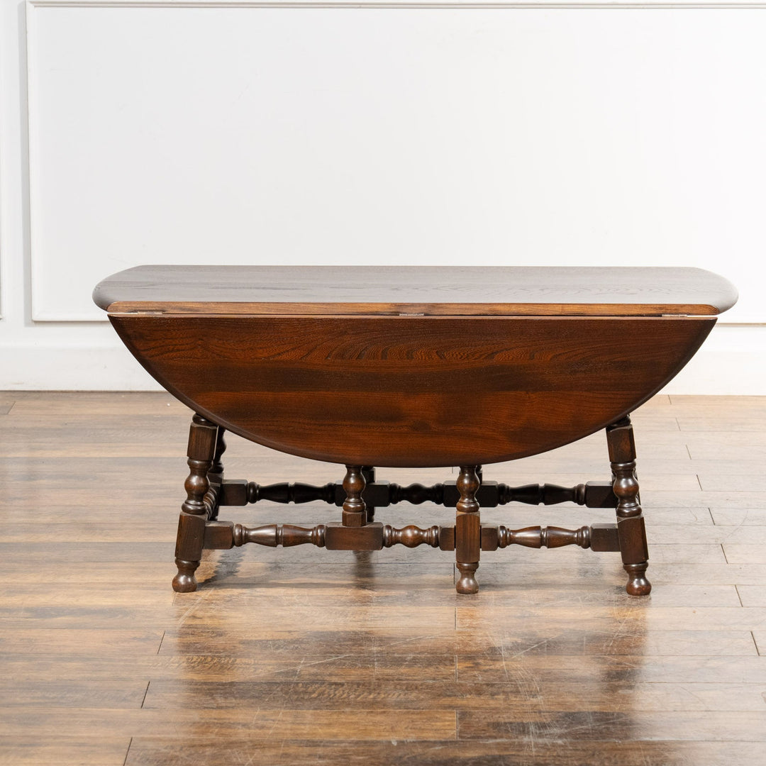 英国【ERCOL アーコール】ソファを合わせやすい高さ ゲートレッグ 折りたたみテーブル Old Colonial オールドコロニアル /22K[m]