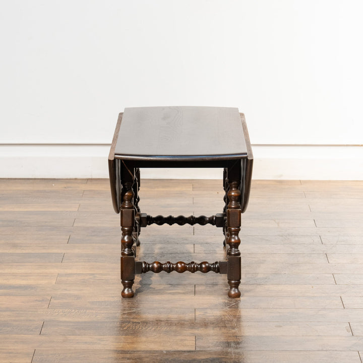 英国【ERCOL アーコール】ソファを合わせやすい高さ ゲートレッグ 折りたたみテーブル Old Colonial オールドコロニアル /22K[m]