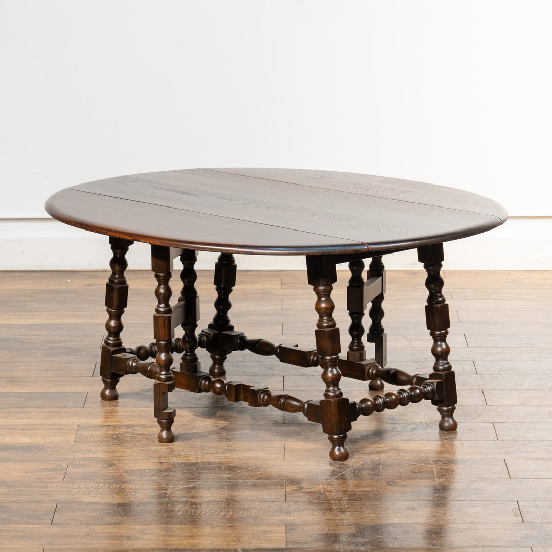 英国【ERCOL アーコール】ソファを合わせやすい高さ ゲートレッグ 折りたたみテーブル Old Colonial オールドコロニアル /22K[m]