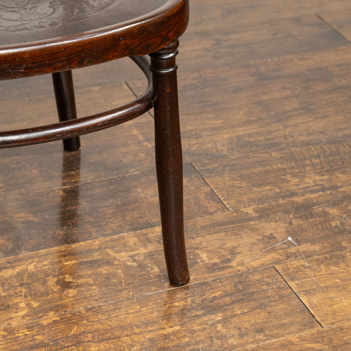 【Mundus ムンダス】背もたれの曲線や座面の彫りも美しい ダブルループバック ベントウッドアームチェア /22K