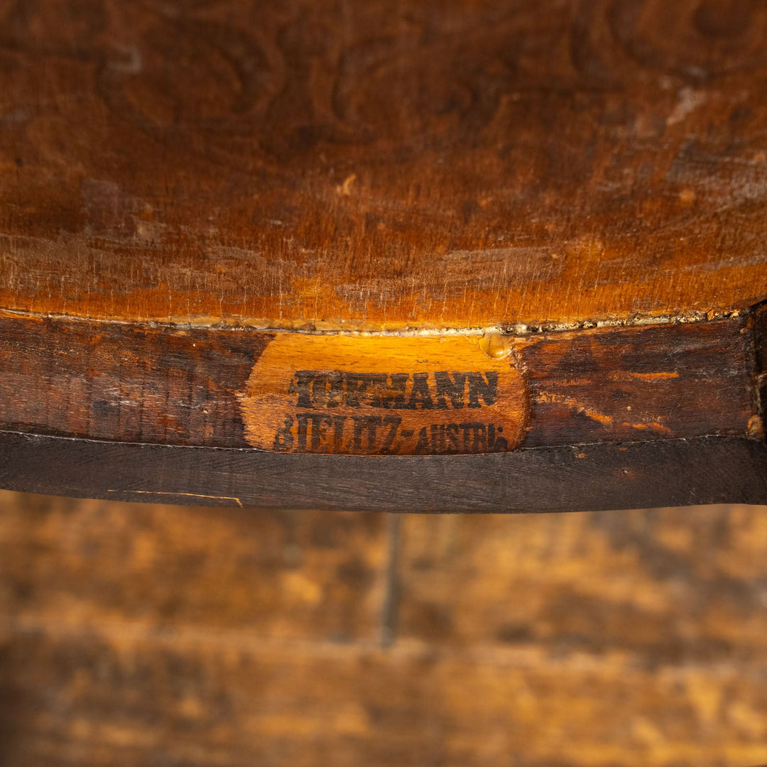 【Mundus ムンダス】背もたれの曲線や座面の彫りも美しい ダブルループバック ベントウッドアームチェア /22K