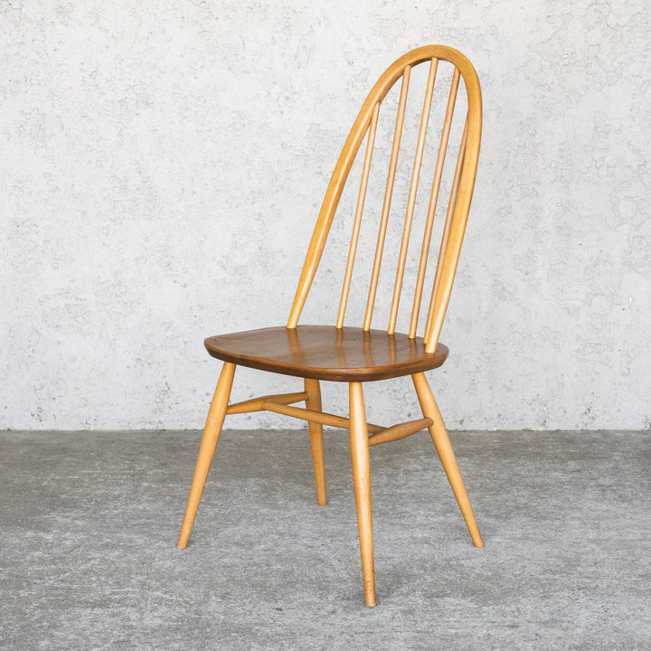 英国【ERCOL アーコール】曲木のボウバック 5本スポーク クエーカーチェア No.365 Windsor ウインザー /22K-4[m]