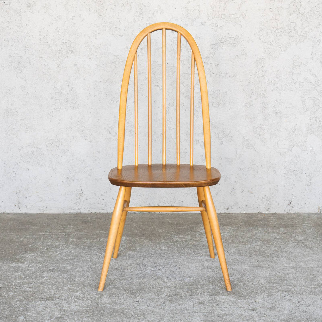 英国【ERCOL アーコール】曲木のボウバック 5本スポーク クエーカーチェア No.365 Windsor ウインザー /22K-4[m]