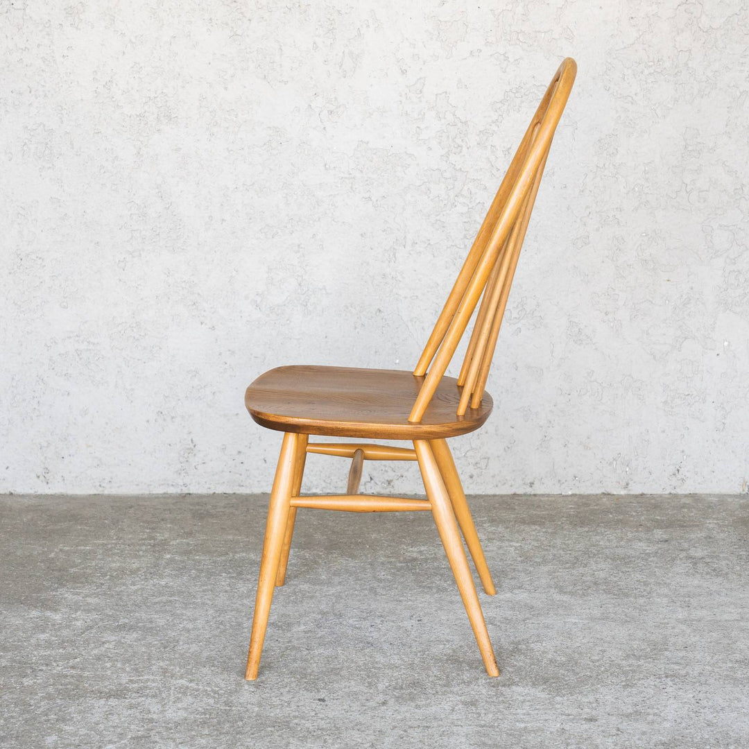 英国【ERCOL アーコール】曲木のボウバック 5本スポーク クエーカーチェア No.365 Windsor ウインザー /22K-4[m]