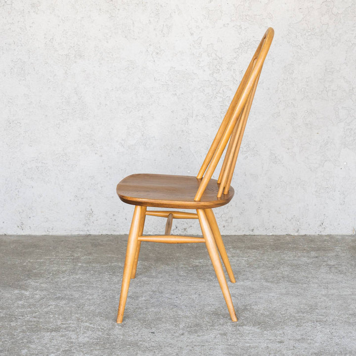 英国【ERCOL アーコール】曲木のボウバック 5本スポーク クエーカーチェア No.365 Windsor ウインザー /22K-4[m]