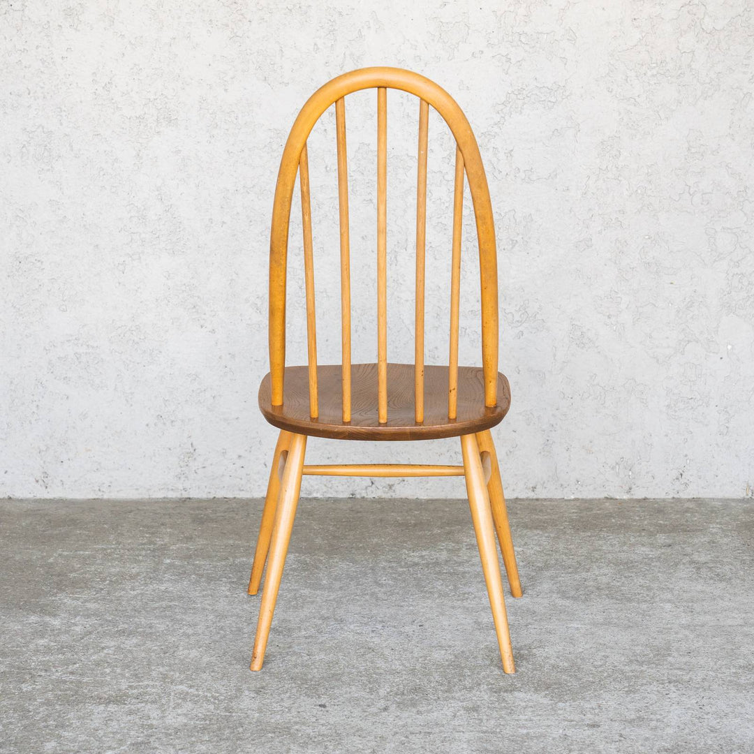 英国【ERCOL アーコール】曲木のボウバック 5本スポーク クエーカーチェア No.365 Windsor ウインザー /22K-4[m]