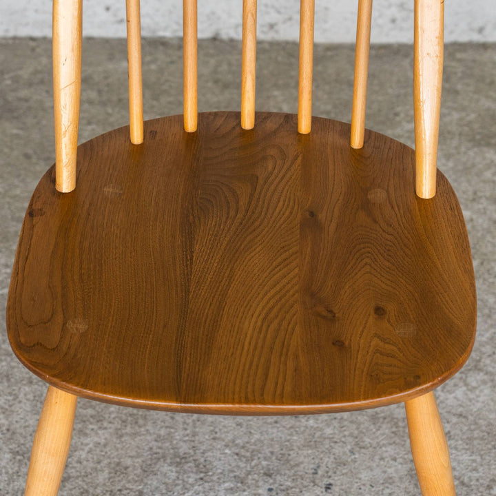 英国【ERCOL アーコール】曲木のボウバック 5本スポーク クエーカーチェア No.365 Windsor ウインザー /22K-4[m]