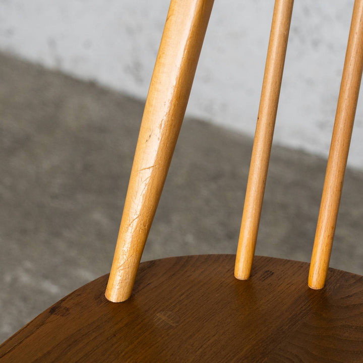 英国【ERCOL アーコール】曲木のボウバック 5本スポーク クエーカーチェア No.365 Windsor ウインザー /22K-4[m]