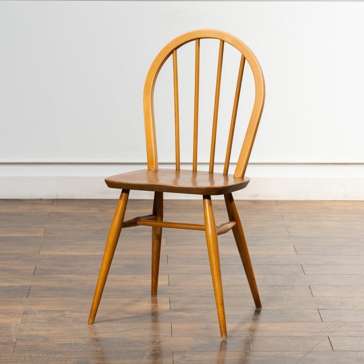 英国【ERCOL アーコール】エルム 4本スポーク フープバックチェア No.400 Windsor ウインザー /22K-B1[m]