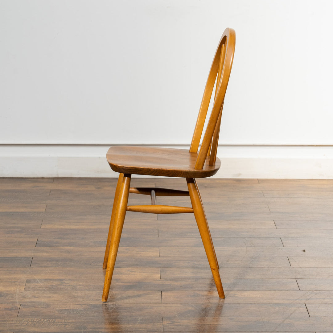 英国【ERCOL アーコール】エルム 4本スポーク フープバックチェア No.400 Windsor ウインザー /22K-B1[m]