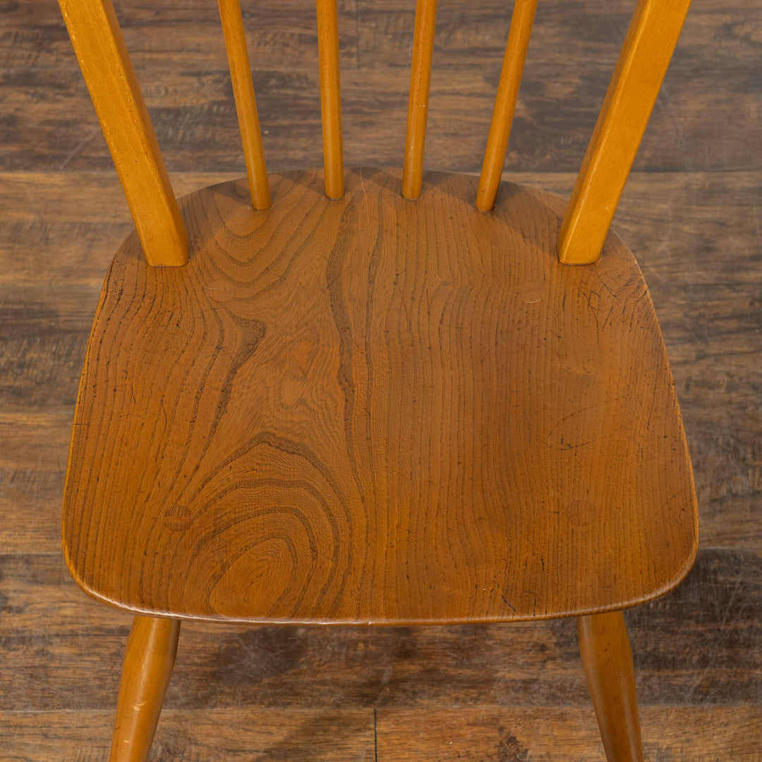 英国【ERCOL アーコール】エルム 4本スポーク フープバックチェア No.400 Windsor ウインザー /22K-B1[m]