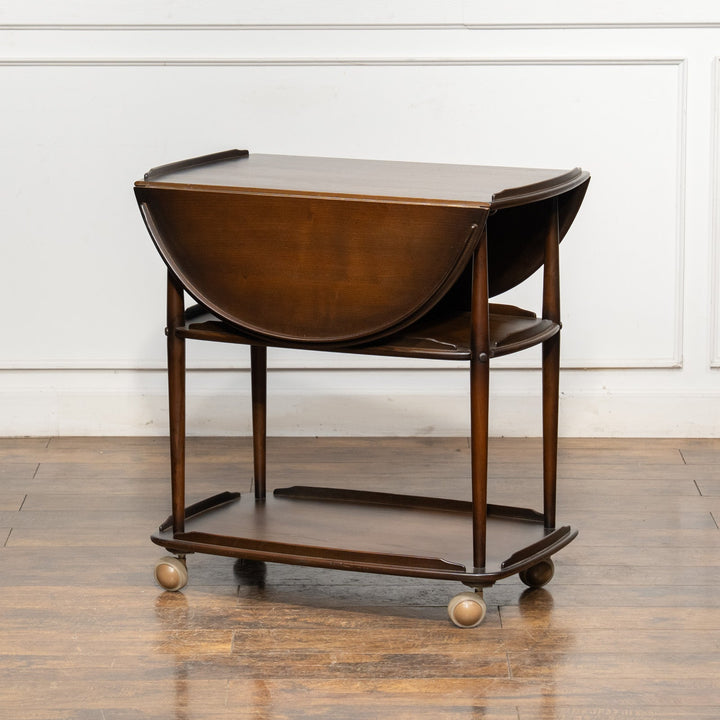 英国【ERCOL アーコール】ドロップリーフで使い勝手抜群 トローリーワゴン No.505 Old Colonial オールドコロニアル