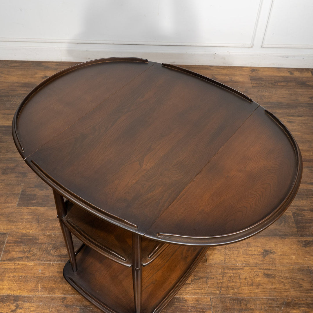 英国【ERCOL アーコール】ドロップリーフで使い勝手抜群 トローリーワゴン No.505 Old Colonial オールドコロニアル