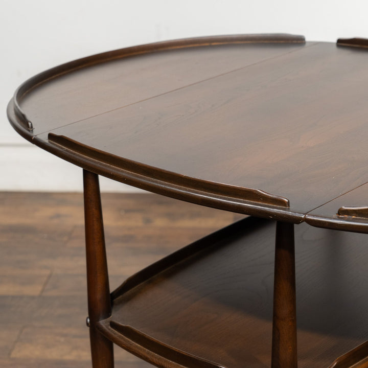 英国【ERCOL アーコール】ドロップリーフで使い勝手抜群 トローリーワゴン No.505 Old Colonial オールドコロニアル