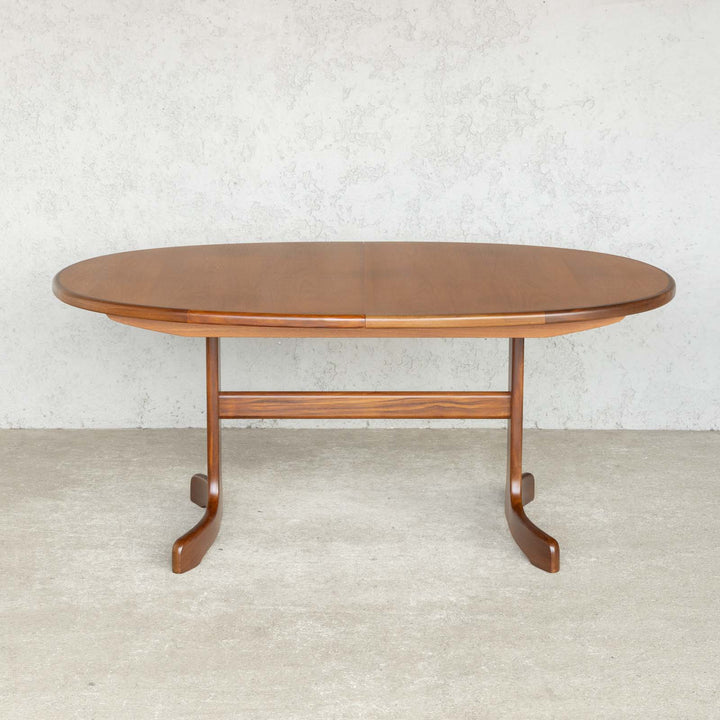 英国【G-PLAN ジープラン Fresco フレスコ】ホエールレッグ エクステンション オーバルテーブル No.4388D /22K-C [m]