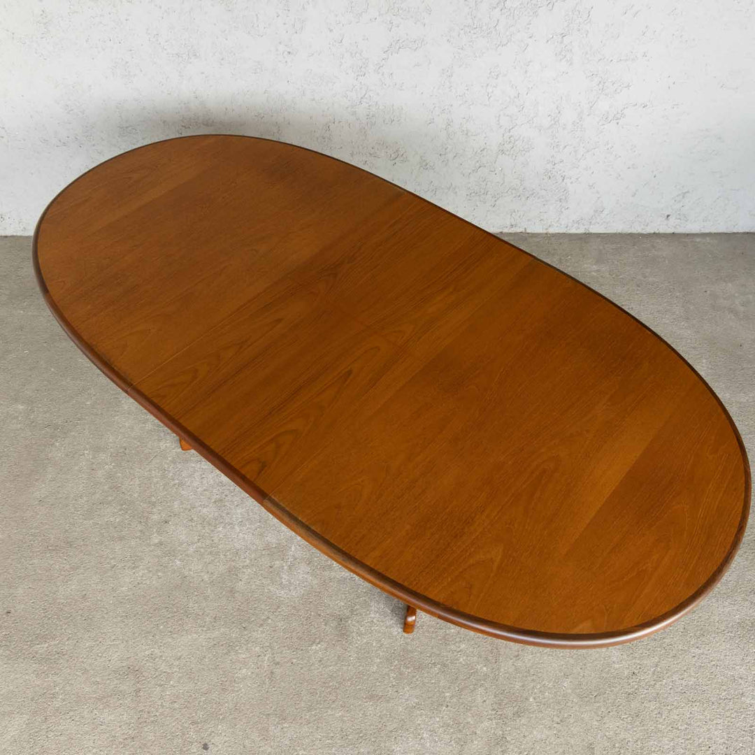 英国【G-PLAN ジープラン Fresco フレスコ】ホエールレッグ エクステンション オーバルテーブル No.4388D /22K-C [m]