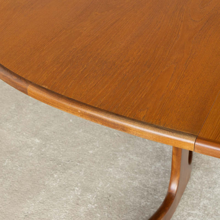 英国【G-PLAN ジープラン Fresco フレスコ】ホエールレッグ エクステンション オーバルテーブル No.4388D /22K-C [m]