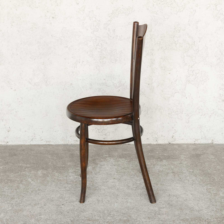 【FISCHEL フィッシェル】ビーチ材の味わい深い質感が素敵 パネルバック ベントウッドチェア /22L-1[m]