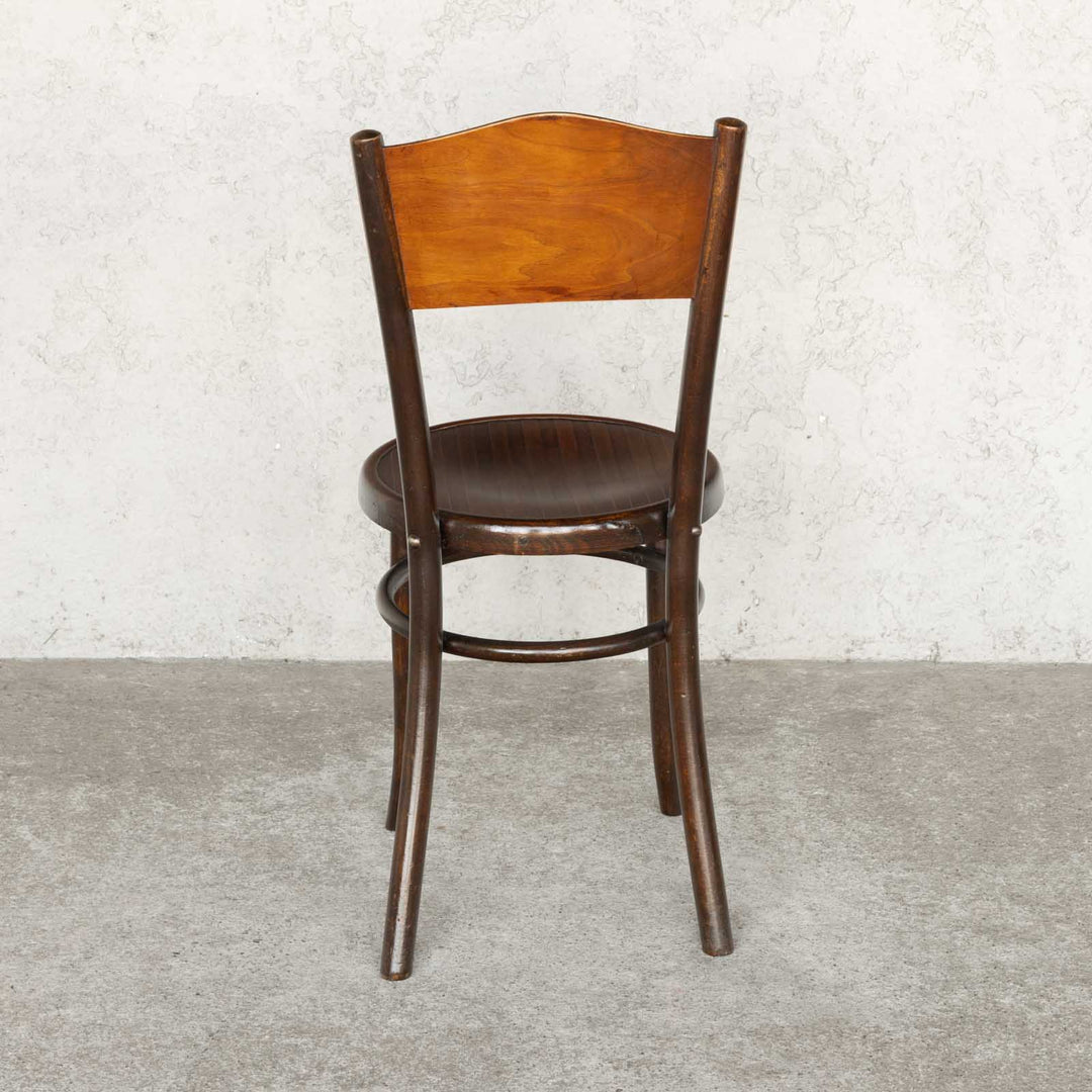 【FISCHEL フィッシェル】ビーチ材の味わい深い質感が素敵 パネルバック ベントウッドチェア /22L-1[m]