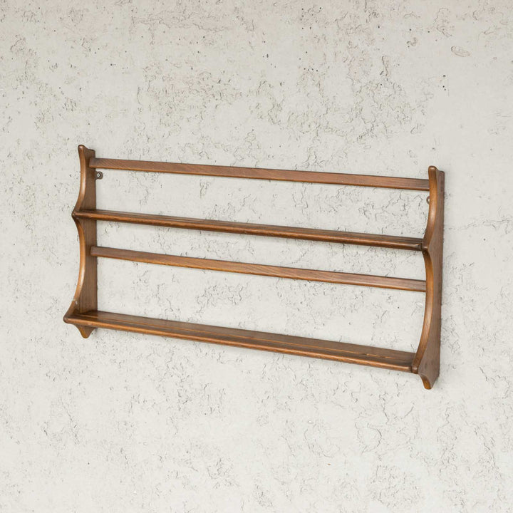 英国【ERCOL アーコール】飾るだけで自宅をカフェの様な空間に エルム プレートラック /23B[m]