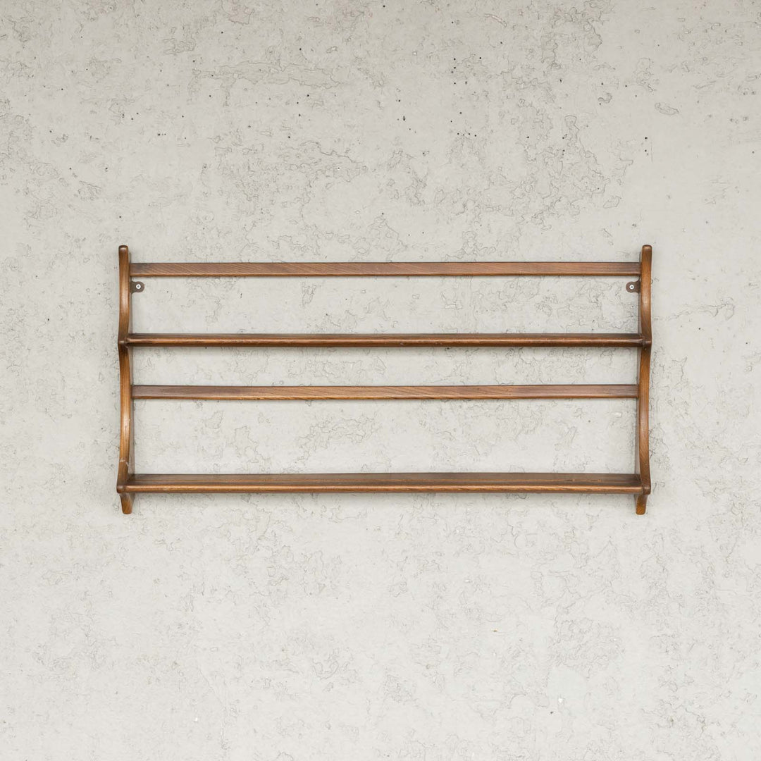 英国【ERCOL アーコール】飾るだけで自宅をカフェの様な空間に エルム プレートラック /23B[m]