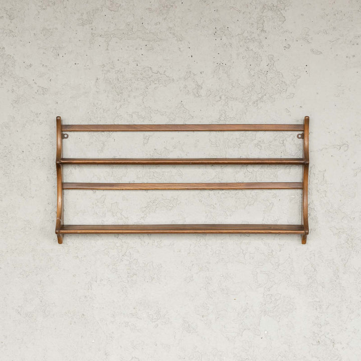 英国【ERCOL アーコール】飾るだけで自宅をカフェの様な空間に エルム プレートラック /23B[m]