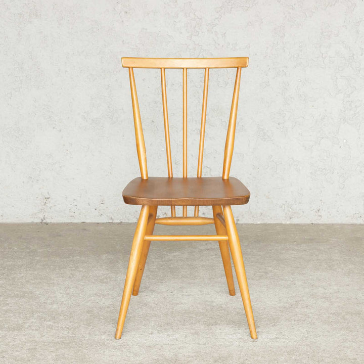 英国【ERCOL アーコール】シンプルで直線的なデザイン スティックバックチェア No.391 Windsor ウインザー /23B-1[m]