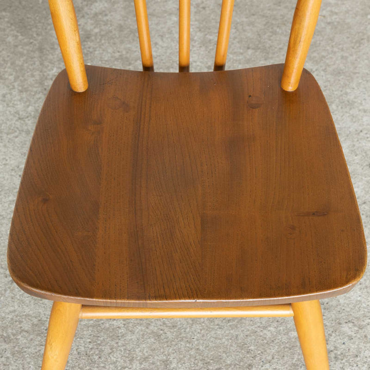英国【ERCOL アーコール】シンプルで直線的なデザイン スティックバックチェア No.391 Windsor ウインザー /23B-1[m]