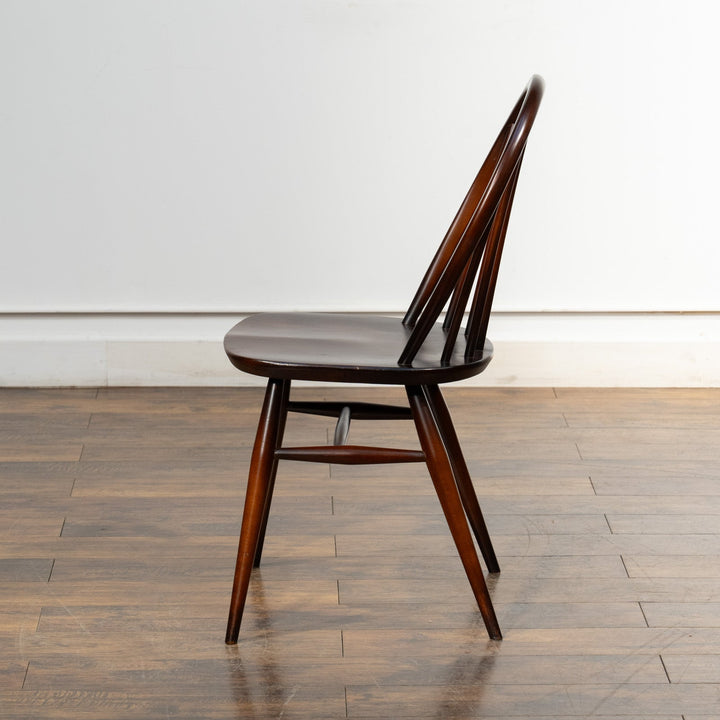 英国【ERCOL アーコール】エルム 6本スポーク フープバックチェア No.370 Windsor ウインザー /23B-1[m]