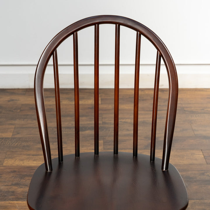 英国【ERCOL アーコール】エルム 6本スポーク フープバックチェア No.370 Windsor ウインザー /23B-1[m]