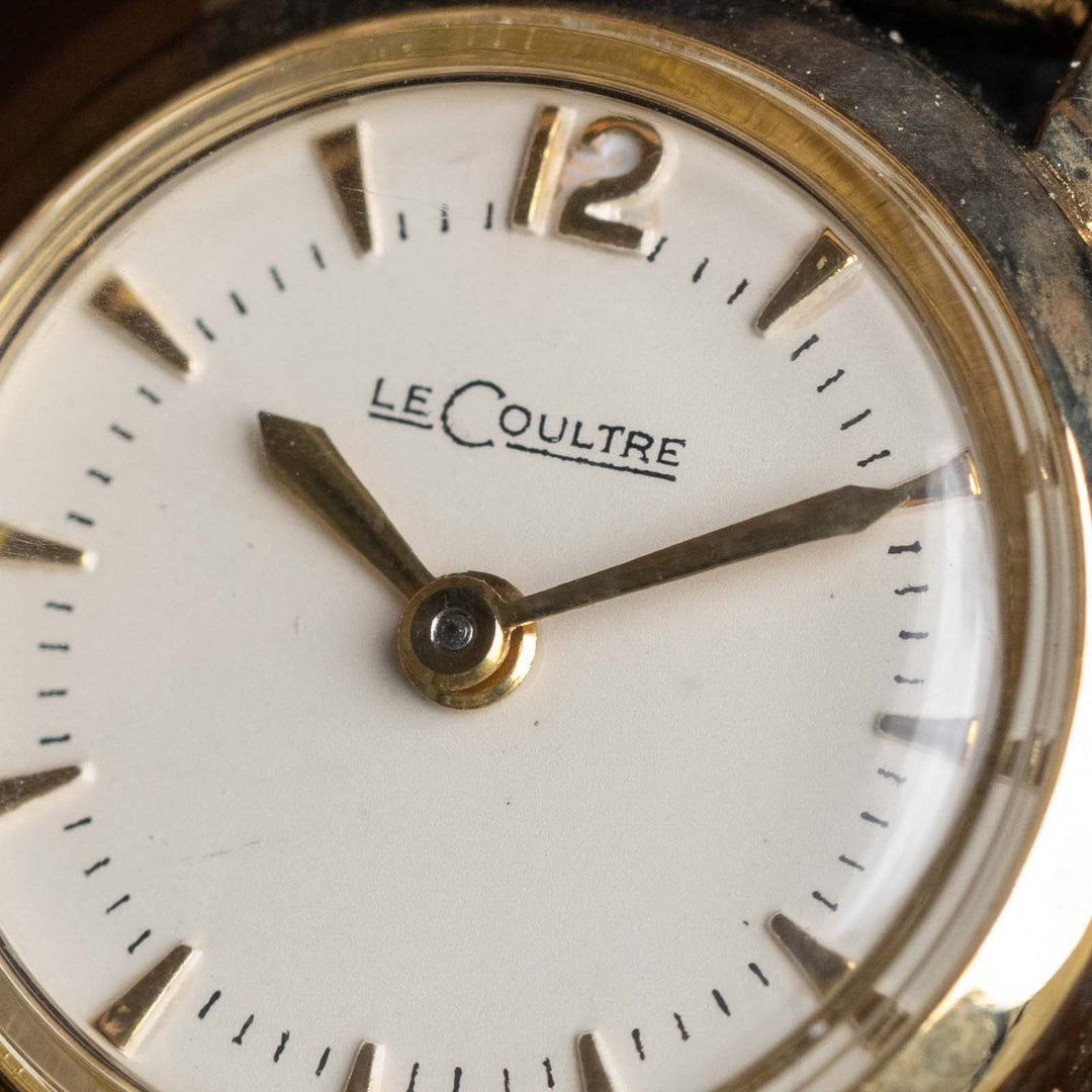 レディース【JAEGER-LECOURLTRE ジャガールクルト】北米向けブランドのレアモデル ラウンド 1960年代[m]