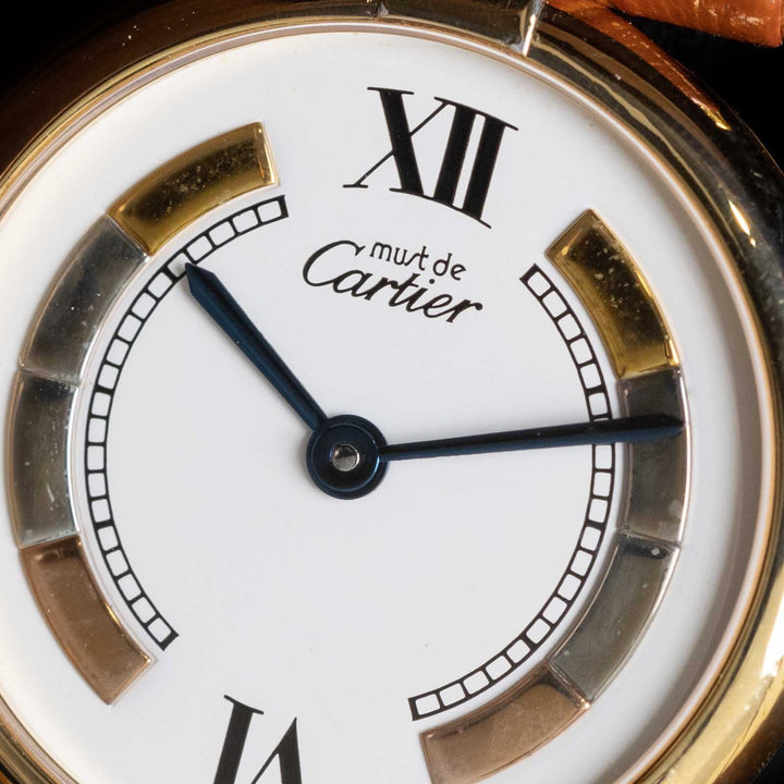 レディース【Cartier カルティエ】トリニティダイヤルの上品なデザイン ヴァンドームSM 1990年代[m]