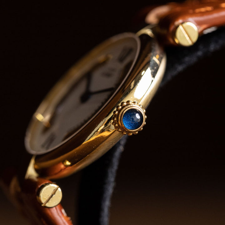 レディース【Cartier カルティエ】トリニティダイヤルの上品なデザイン ヴァンドームSM 1990年代[m]