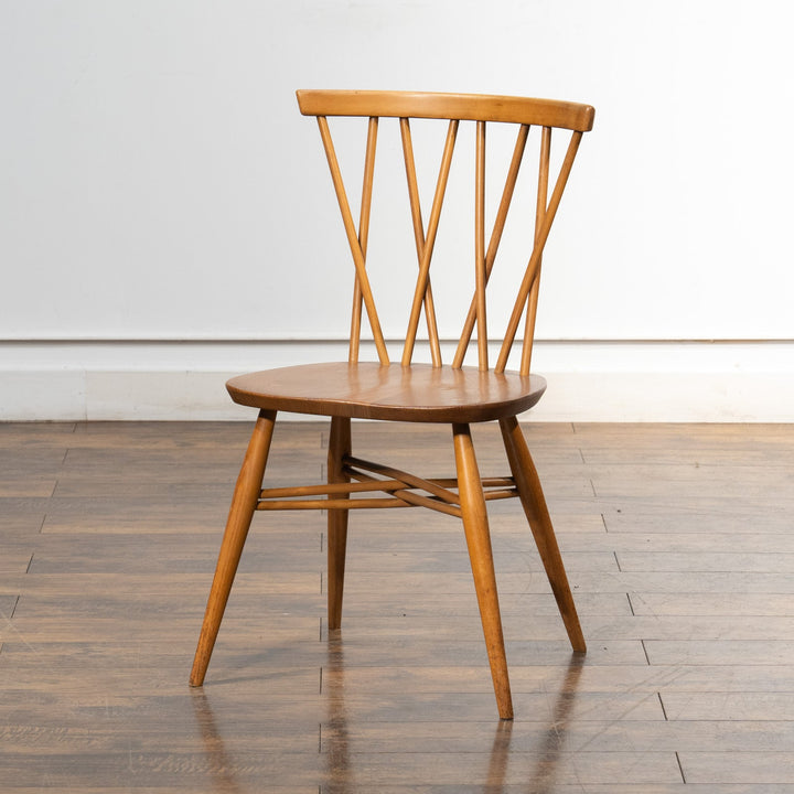 英国【ERCOL アーコール】エックスバックとも呼ばれる交差したスポークが特徴的 ラティスチェア Windsor ウインザー /23C-C4[m]