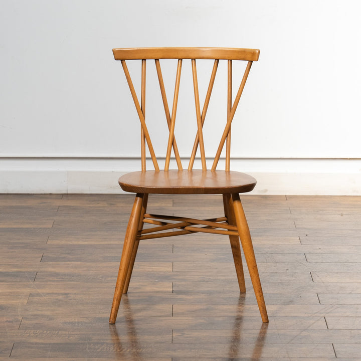 英国【ERCOL アーコール】エックスバックとも呼ばれる交差したスポークが特徴的 ラティスチェア Windsor ウインザー /23C-C4[m]