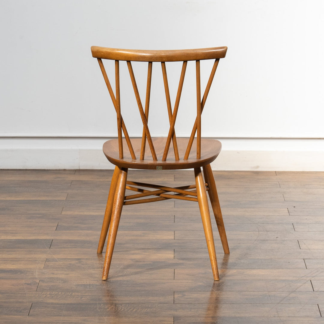 英国【ERCOL アーコール】エックスバックとも呼ばれる交差したスポークが特徴的 ラティスチェア Windsor ウインザー /23C-C4[m]
