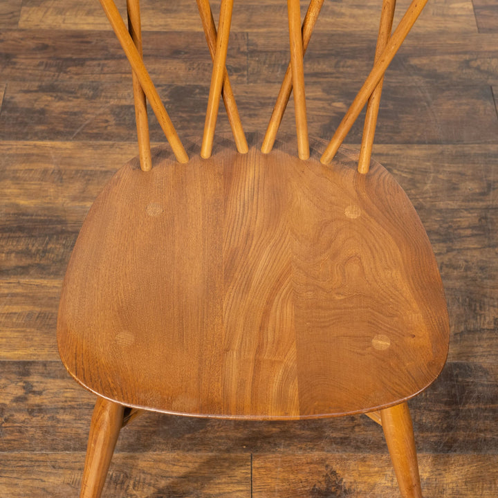 英国【ERCOL アーコール】エックスバックとも呼ばれる交差したスポークが特徴的 ラティスチェア Windsor ウインザー /23C-C4[m]