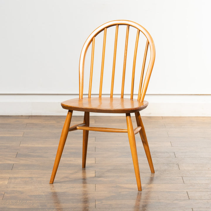 英国【ERCOL アーコール】エルム 6本スポーク フープバックチェア No.370 Windsor ウインザー /23C-7[m]
