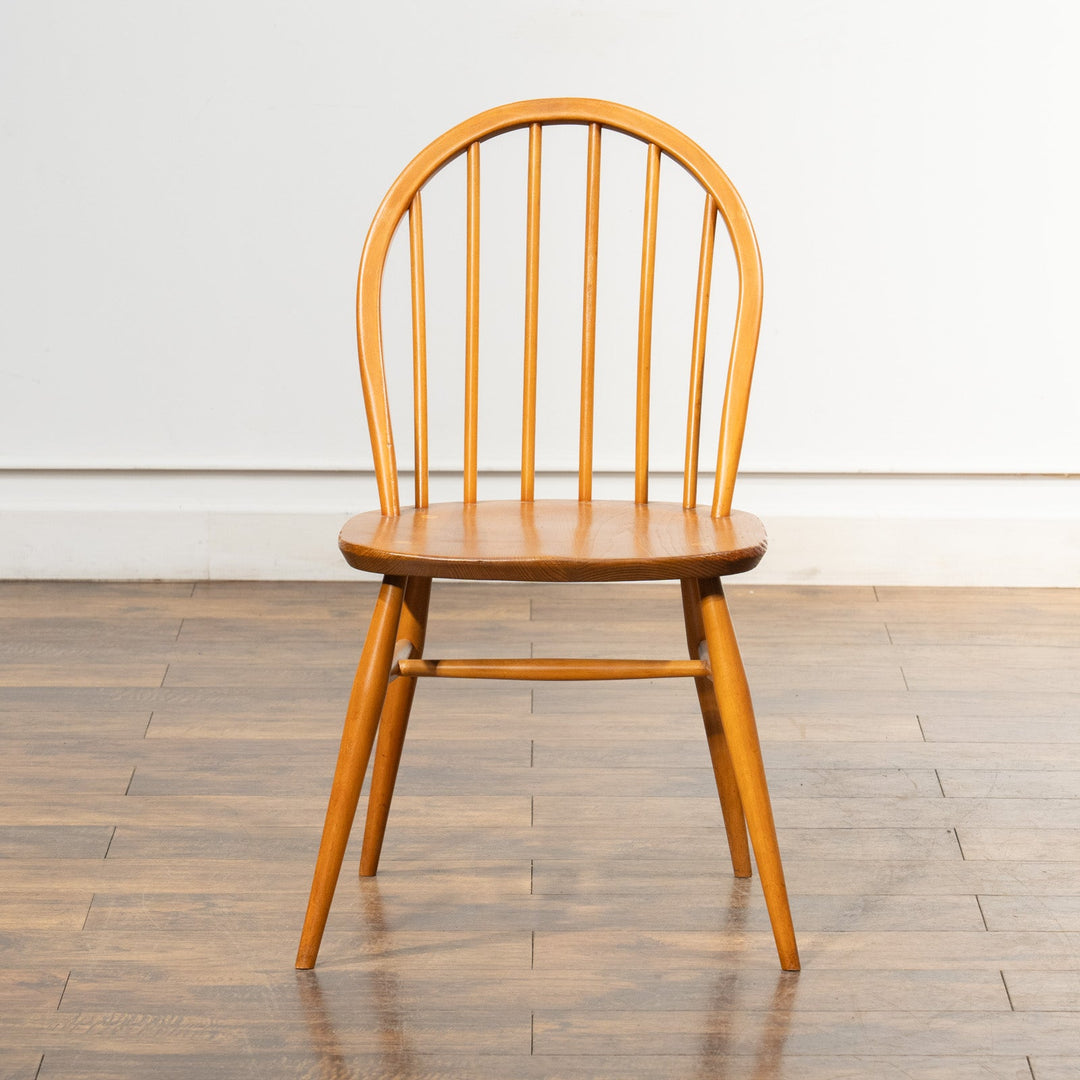 英国【ERCOL アーコール】エルム 6本スポーク フープバックチェア No.370 Windsor ウインザー /23C-7[m]
