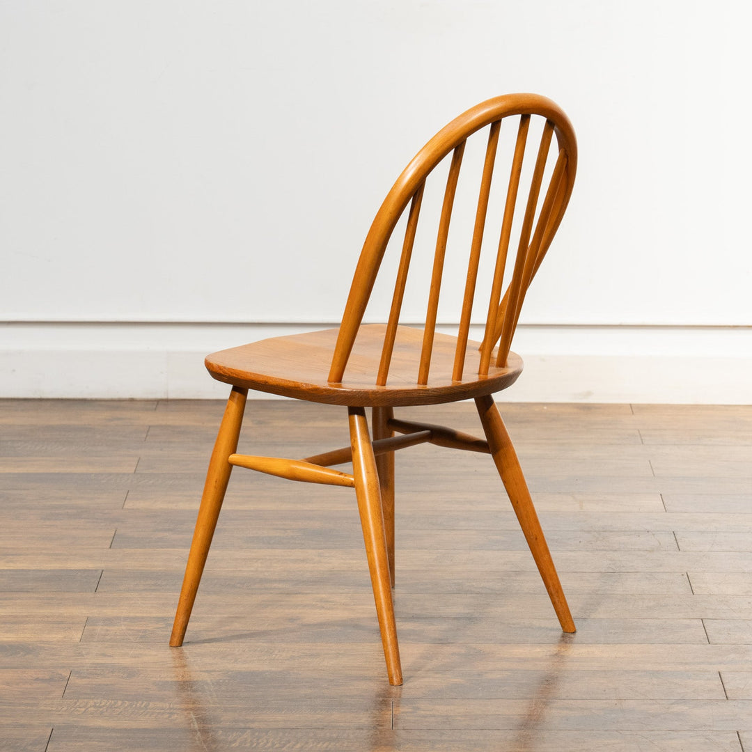 英国【ERCOL アーコール】エルム 6本スポーク フープバックチェア No.370 Windsor ウインザー /23C-7[m]