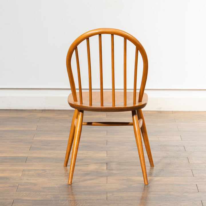 英国【ERCOL アーコール】エルム 6本スポーク フープバックチェア No.370 Windsor ウインザー /23C-7[m]