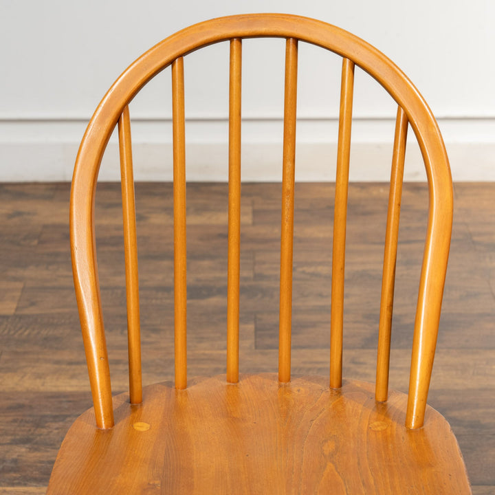 英国【ERCOL アーコール】エルム 6本スポーク フープバックチェア No.370 Windsor ウインザー /23C-7[m]