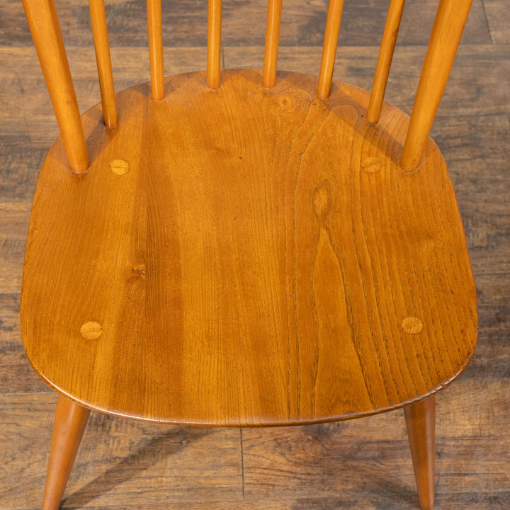 英国【ERCOL アーコール】エルム 6本スポーク フープバックチェア No.370 Windsor ウインザー /23C-7[m]