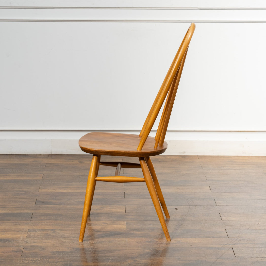 英国【ERCOL アーコール】曲木のボウバック 5本スポーク クエーカーチェア No.365 Windsor ウインザー /23C-10[m]