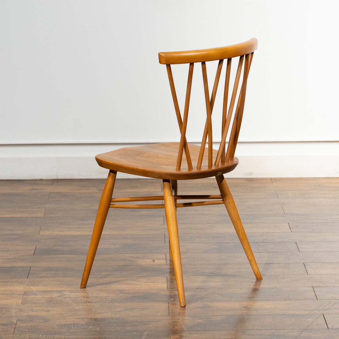 英国【ERCOL アーコール】エックスバックとも呼ばれる交差したスポークが特徴的 ラティスチェア Windsor ウインザー /23C-A1[m]