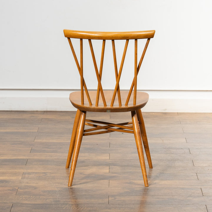 英国【ERCOL アーコール】エックスバックとも呼ばれる交差したスポークが特徴的 ラティスチェア Windsor ウインザー /23C-A2[m]