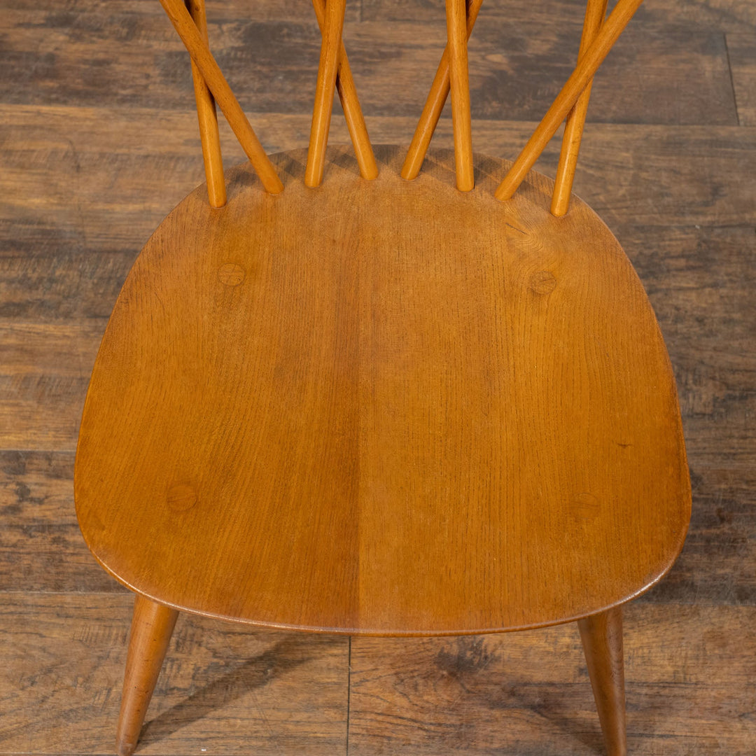 英国【ERCOL アーコール】エックスバックとも呼ばれる交差したスポークが特徴的 ラティスチェア Windsor ウインザー /23C-A2[m]