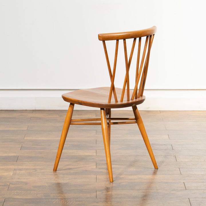 英国【ERCOL アーコール】エックスバックとも呼ばれる交差したスポークが特徴的 ラティスチェア Windsor ウインザー /23C-A6[m]